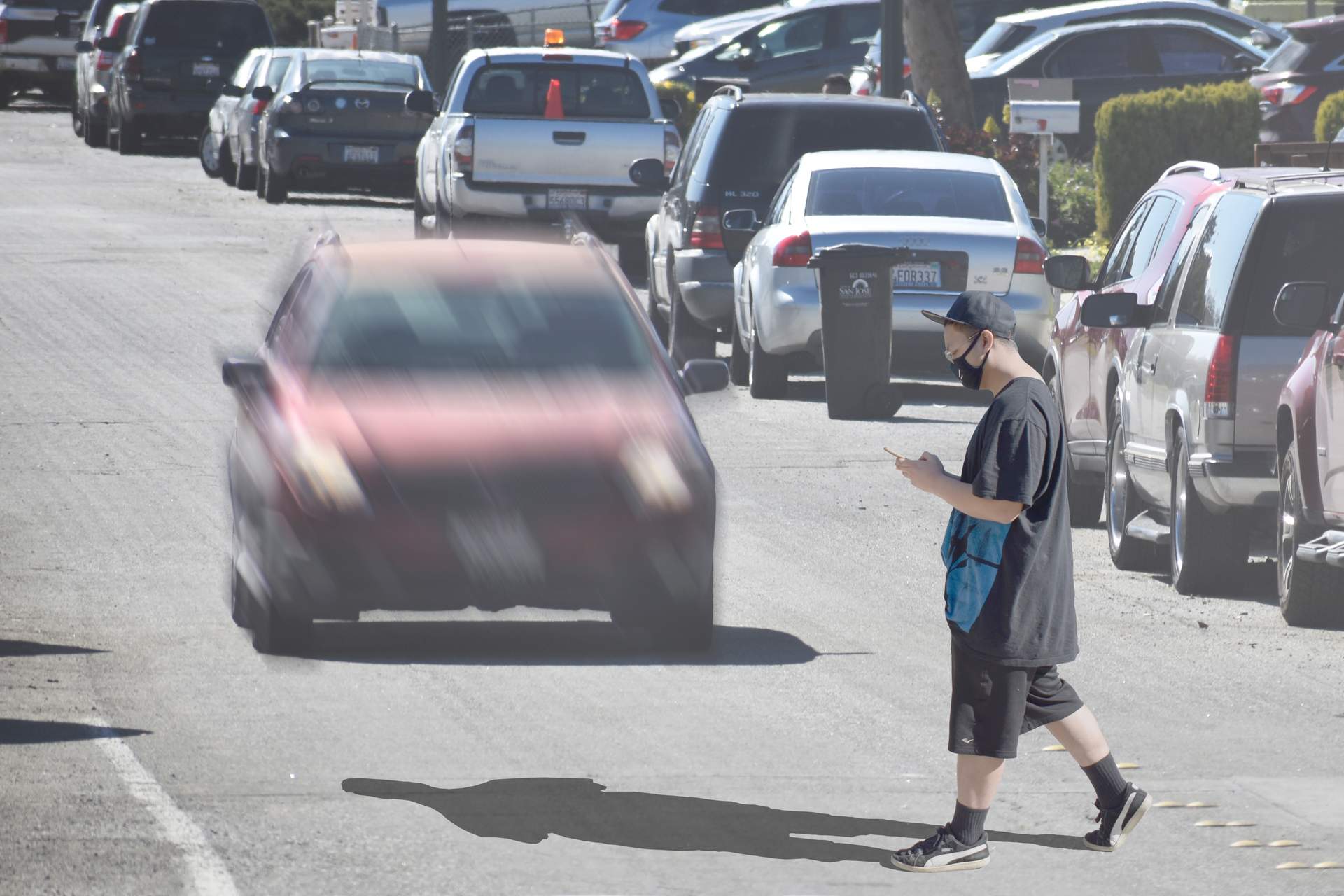 Approaching Reckless Speeder
